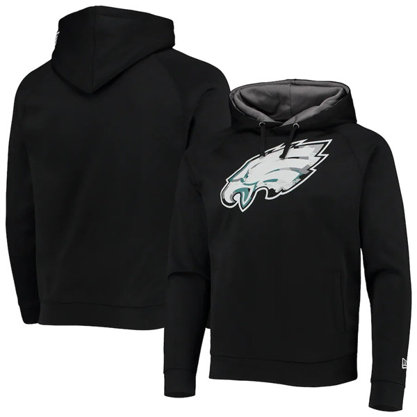 Men's Black Philadelphia Eagles Pullover Hoodie